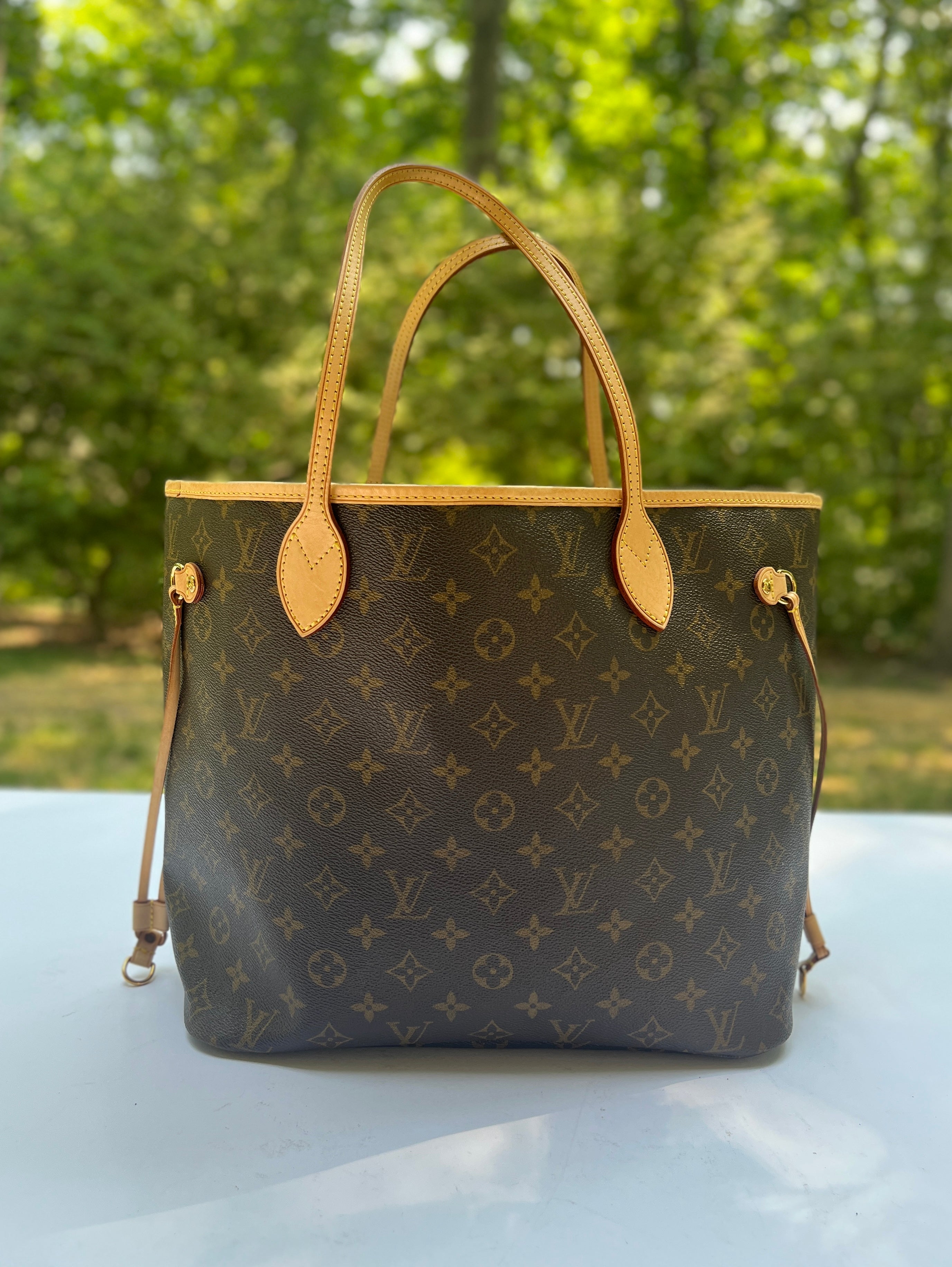 LOUIS VUITTON Monogram Neverful PM Tote in Brown 2007 [ReSale
