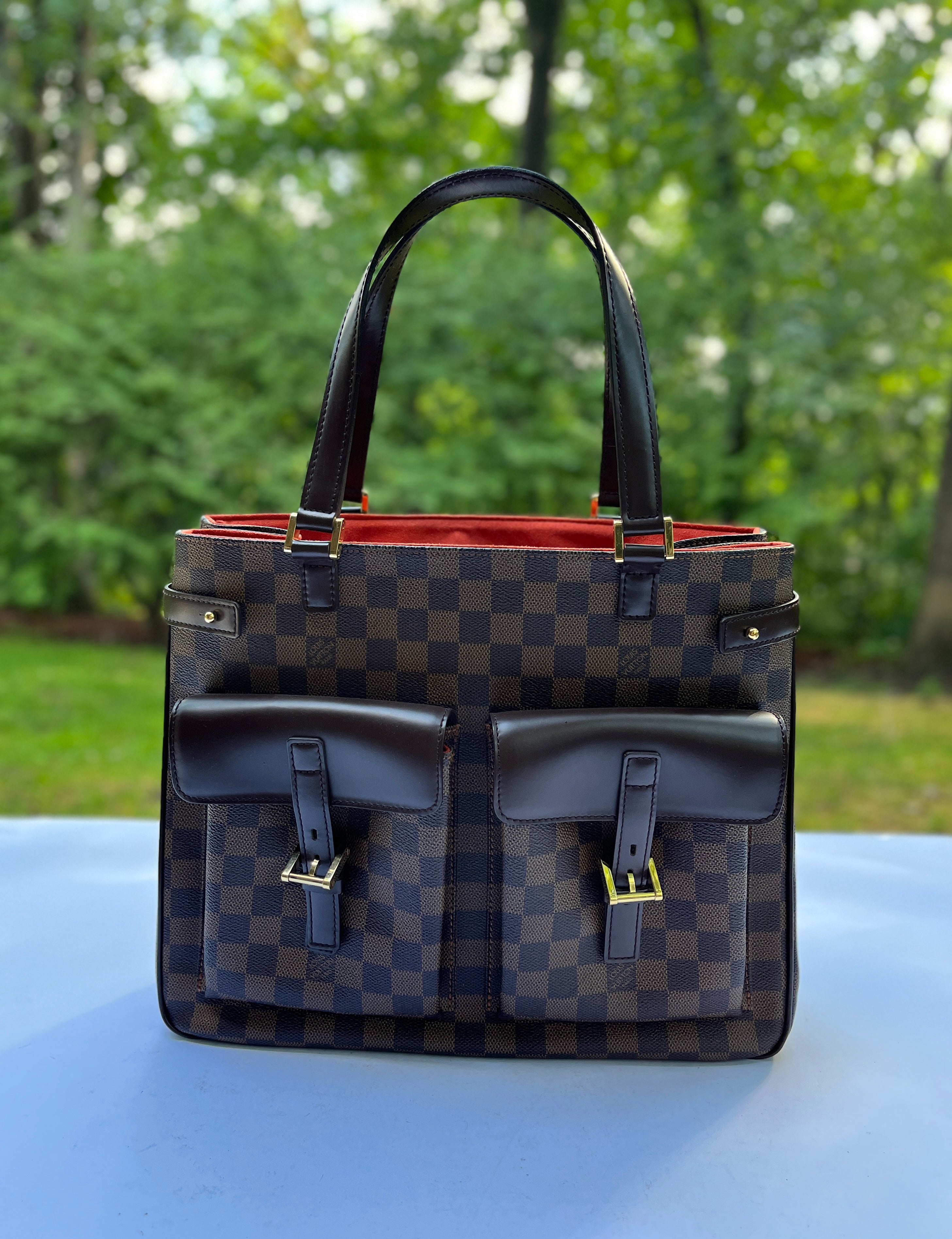 Louis Vuitton Small Damier Ebene Neverfull PM Tote Bag 646lvs617 For Sale  at 1stDibs
