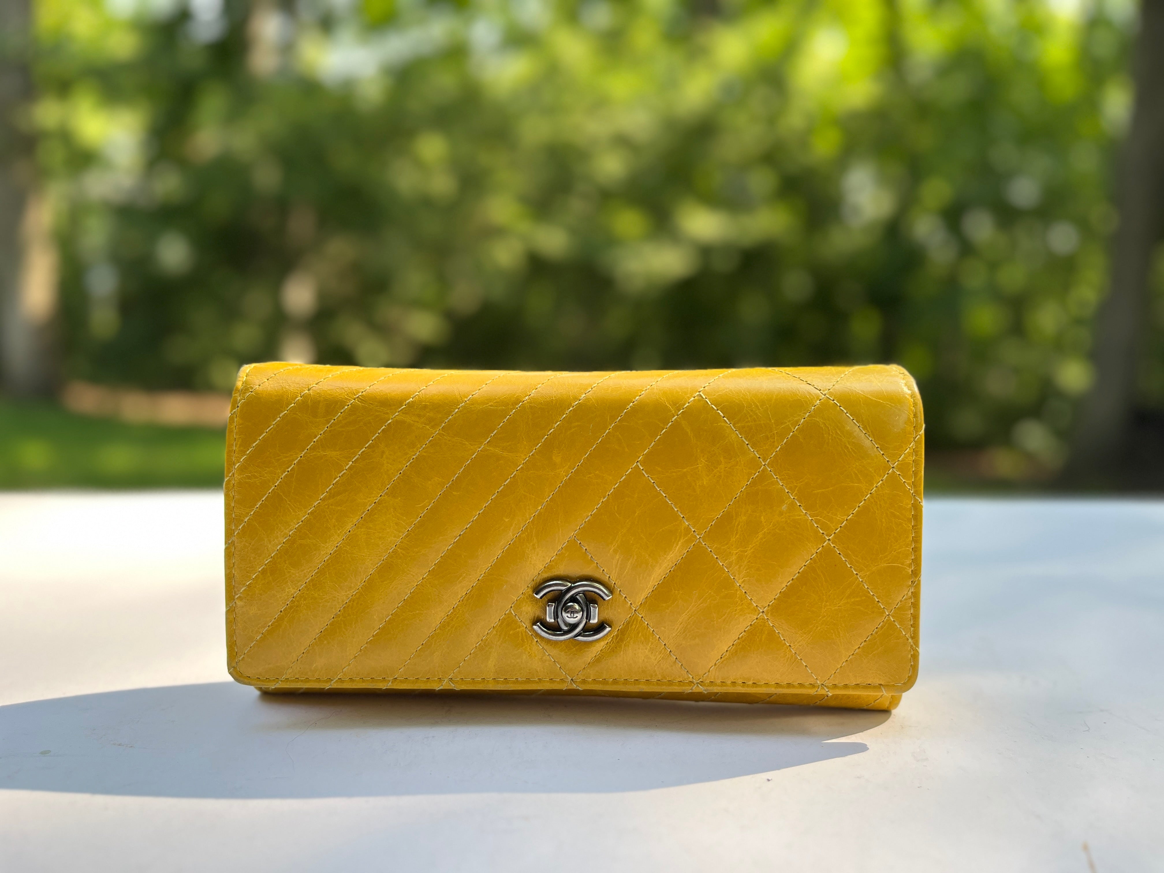 Chanel Coin Purse Interlocking CC Logo Wallet