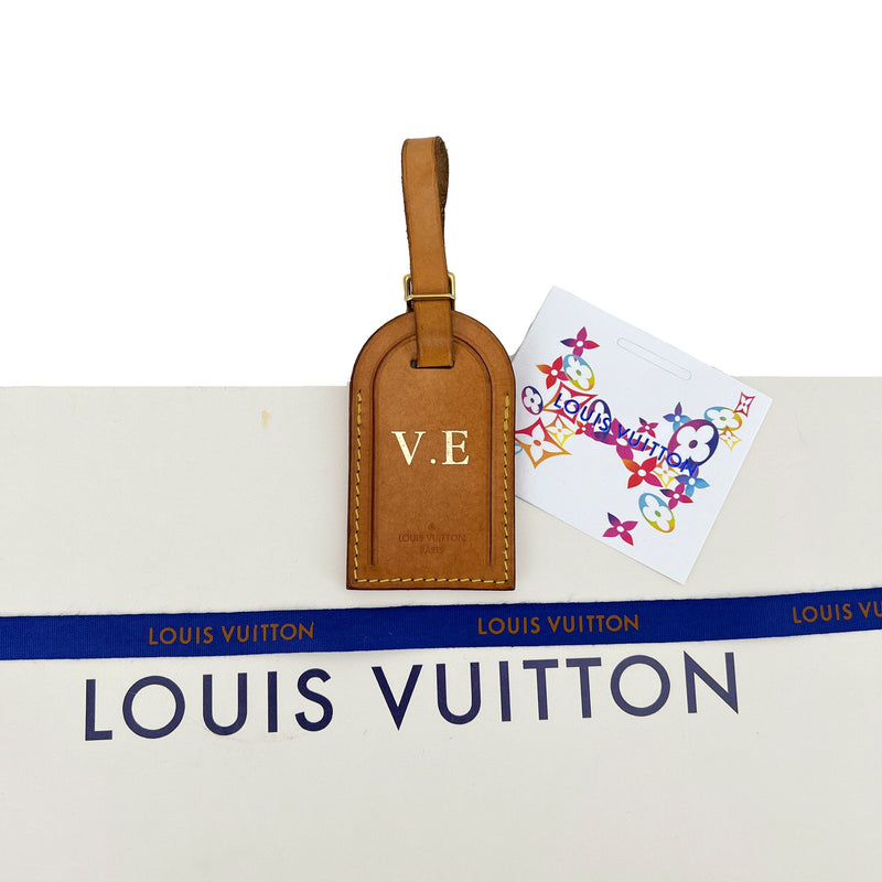 Louis Vuitton Vachette Leather Luggage Tag Large