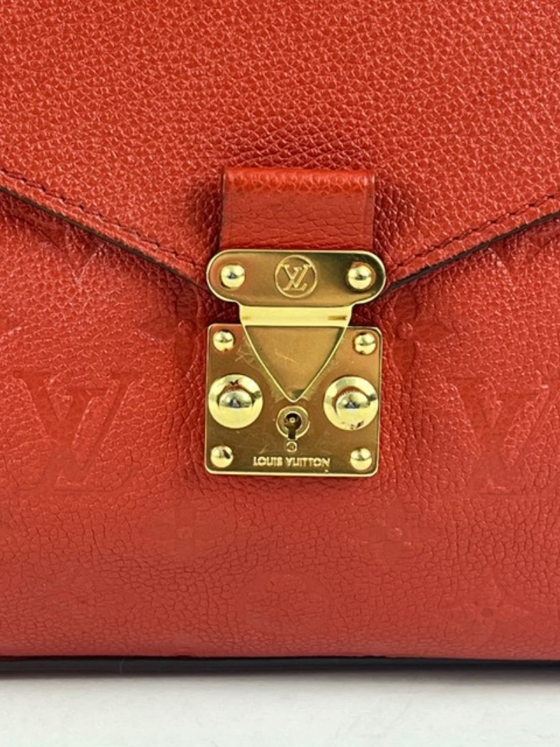 Louis Vuitton Empreinte Leather Metis 2 Way in Red