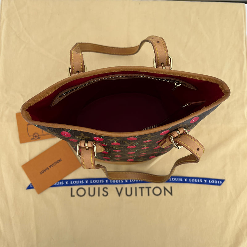 Louis Vuitton Limited Edition Monogram Cerises Bucket PM