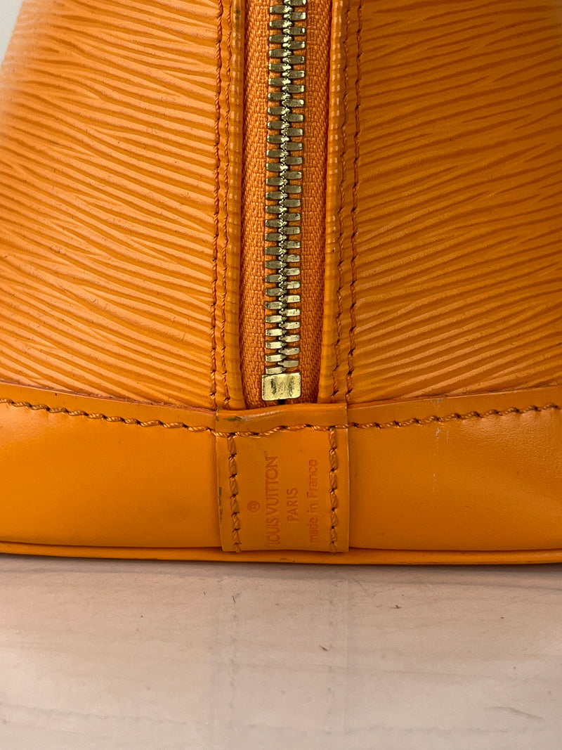 Louis Vuitton Epi Leather Alma PM in Orange