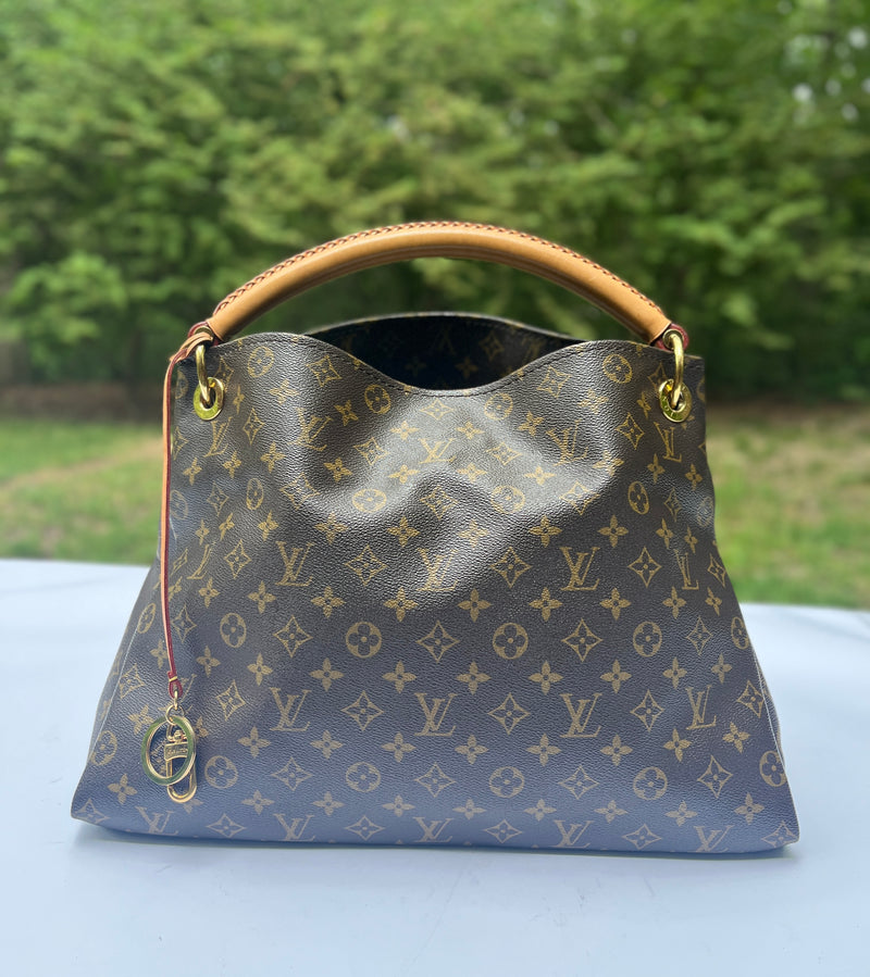 Louis Vuitton Monogram Artsy MM Hobo with Braided Handle