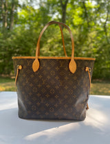 Louis Vuitton Monogram Neverfull MM with Beige Interior