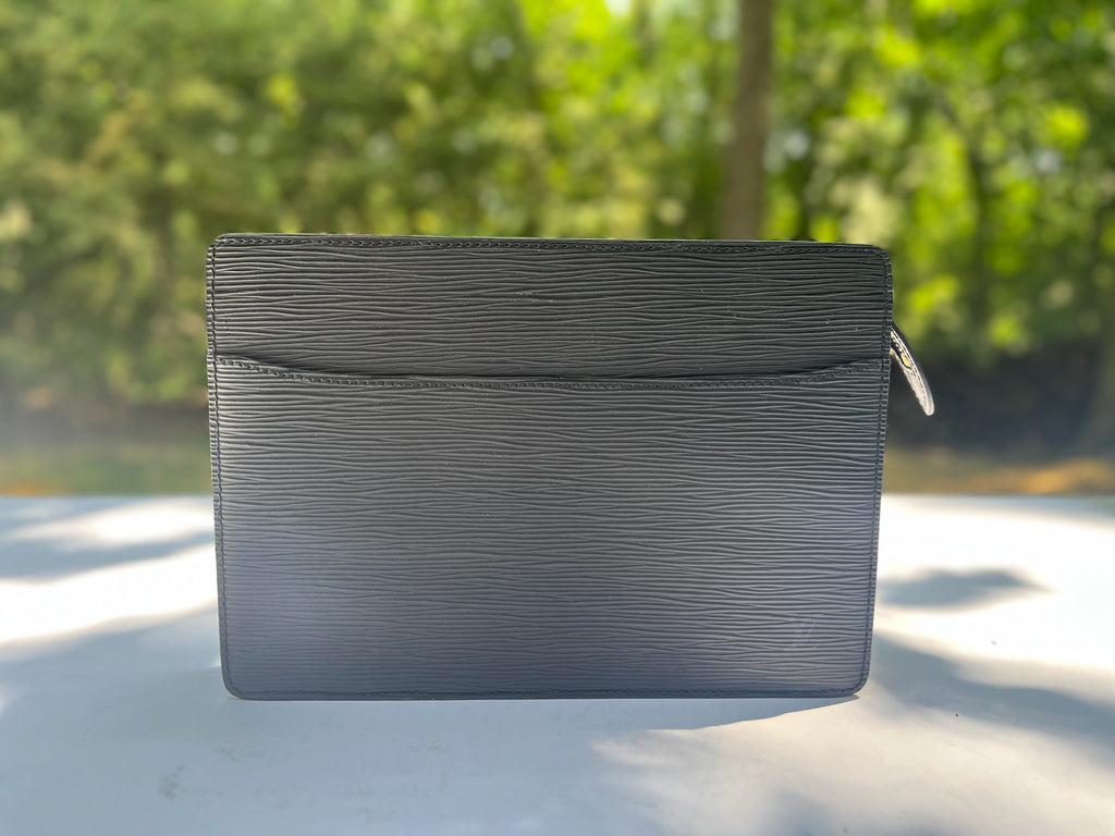 Louis Vuitton Epi Leather Pochette Homme in Black – Chicago