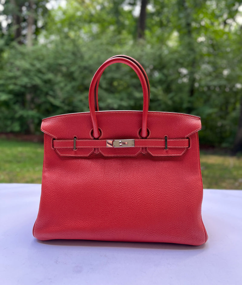 Hermes Iconic Women's Bag Handbag Togo Leather Birkin Bag 40