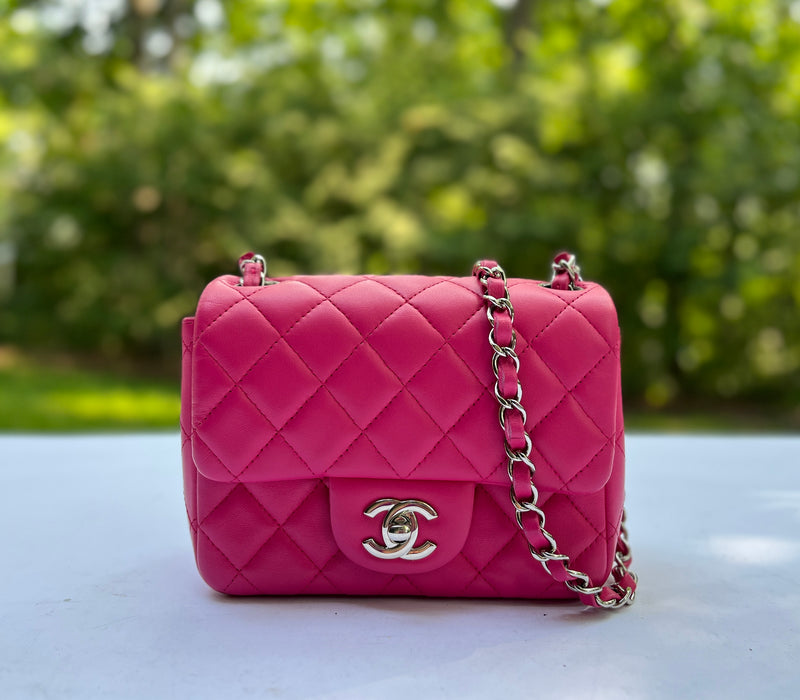 Chanel Quilted Lambskin Mini Square Flap