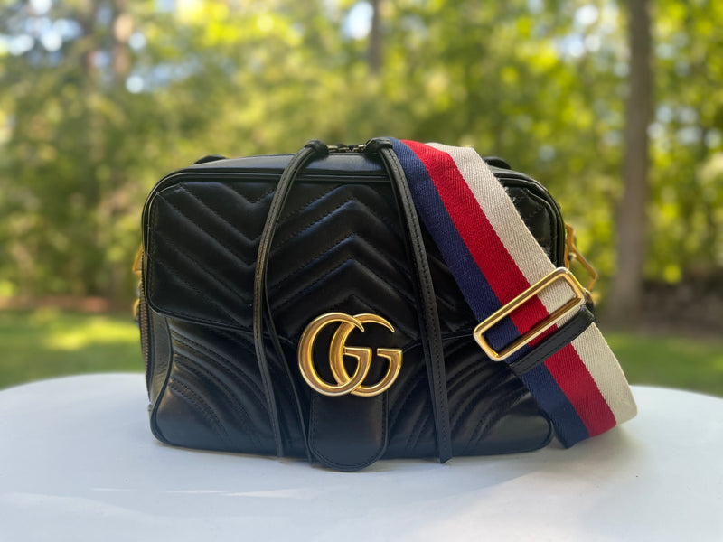 Gucci Quilted Leather GG Marmont Small