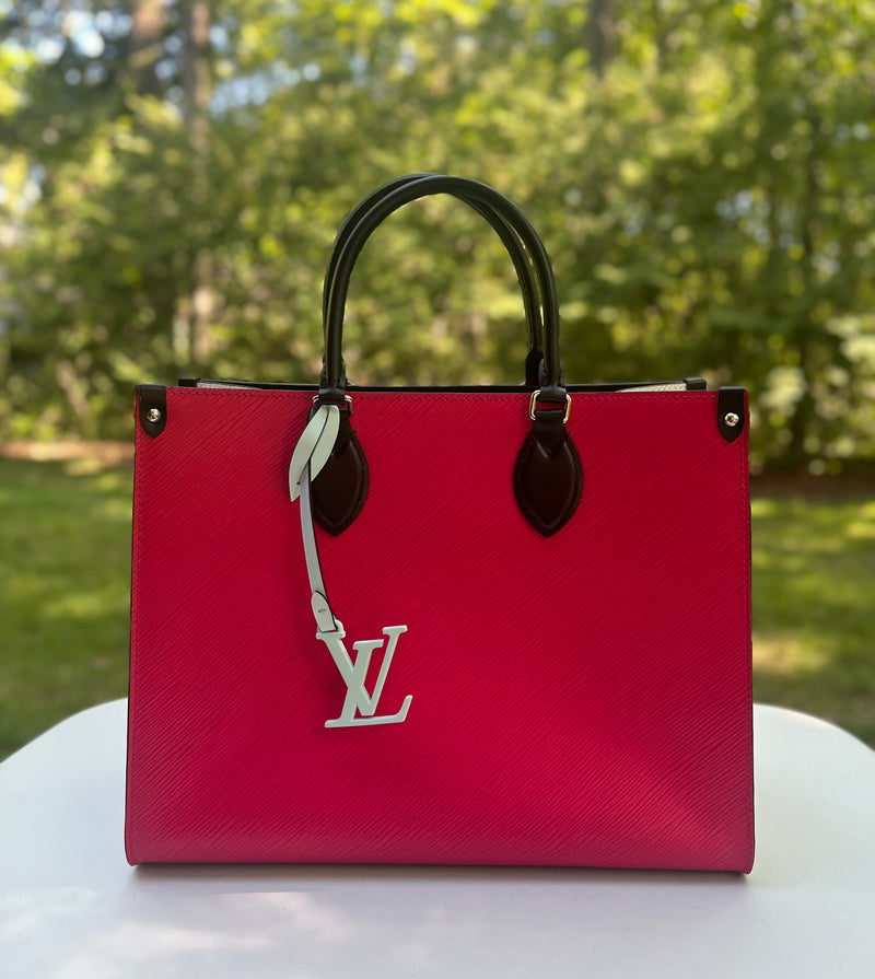 LOUIS VUITTON - OnTheGo MM leather tote bag