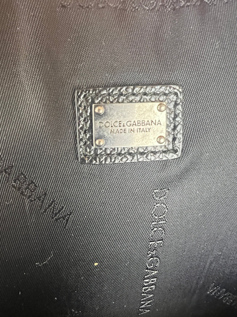 Dolce & Gabbana Cowboy Motif Large Backpack in Black