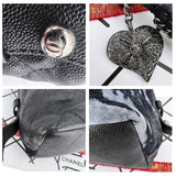 Chanel Caviar Leather with Painted Horse Hair Hobo