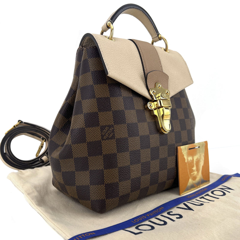 Louis Vuitton Damier Ebene Cream Clapton Backpack – Chicago