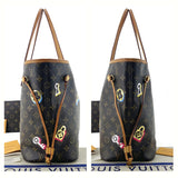 Louis Vuitton Limited Edition Monogram Canvas Love Lock Neverfull MM