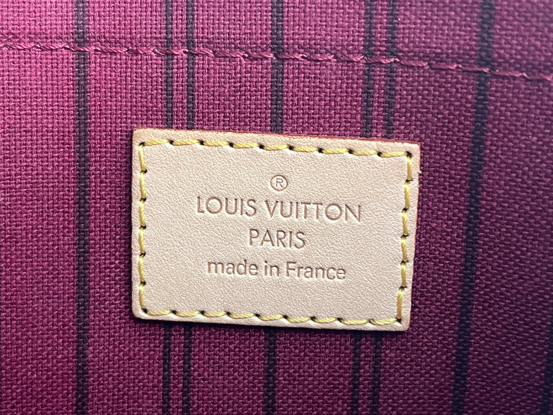 Louis Vuitton Monogram Neverfull GM Pouch Only with Dark Pink Interior