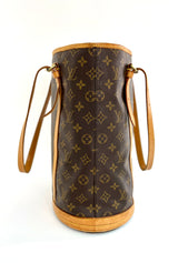 Louis Vuitton Monogram Bucket GM Shoulder Handbag