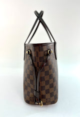 Louis Vuitton Damier Ebene Neverfull PM with Red Interior