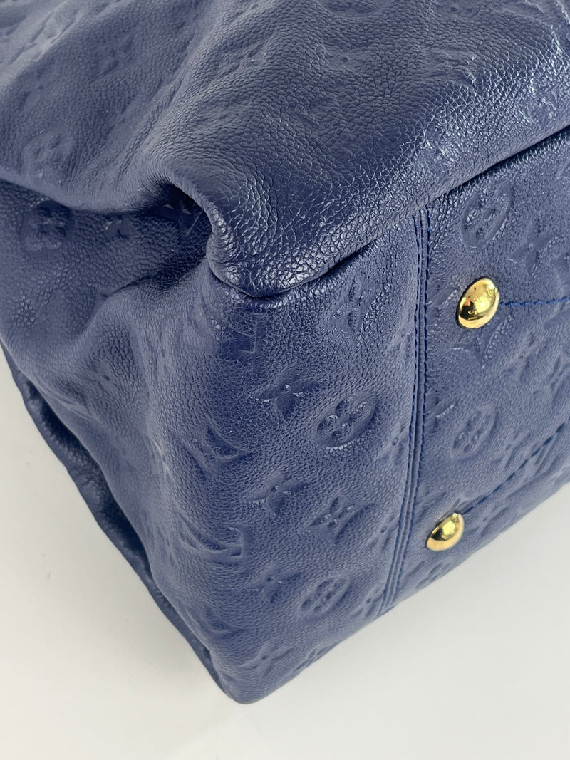 Louis Vuitton Monogram Empreinte Artsy MM - Blue Totes, Handbags