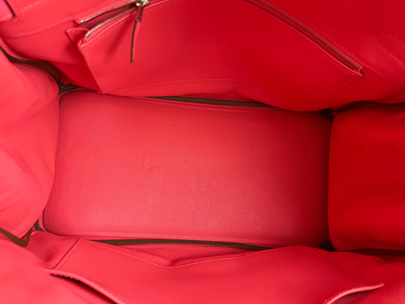 Hermès Birkin 35 Rouge Grenat Togo Palladium Hardware PHW — The