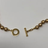 Carolee Round Gold Ball Necklace