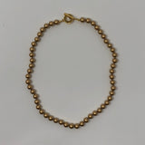 Carolee Round Gold Ball Necklace