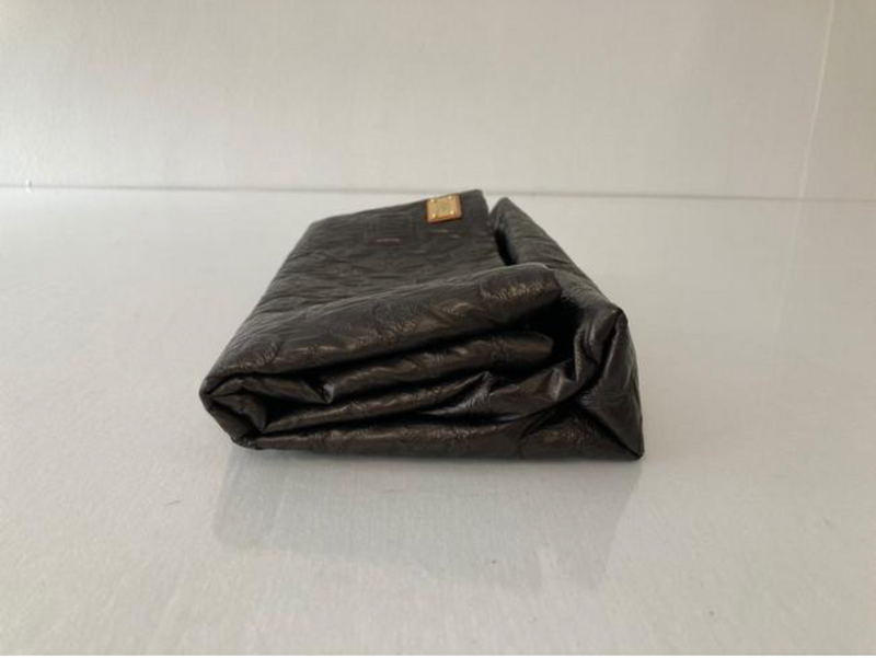 Louis Vuitton Monogram Motard Patent Limelight PM in Brown Clutch Handbag