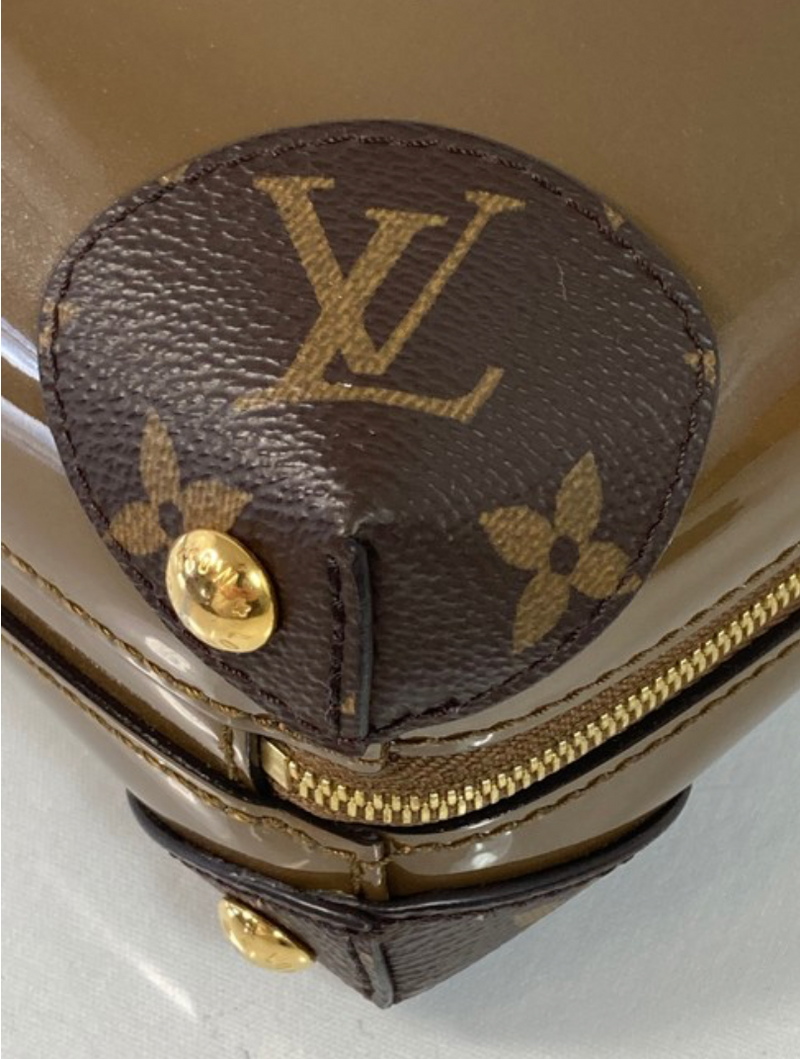 Orange Louis Vuitton Patent Miroir Venice Crossbody Bag