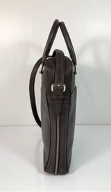 Louis Vuitton Leather Cuir Bequia Portedocument Vertical in Brown