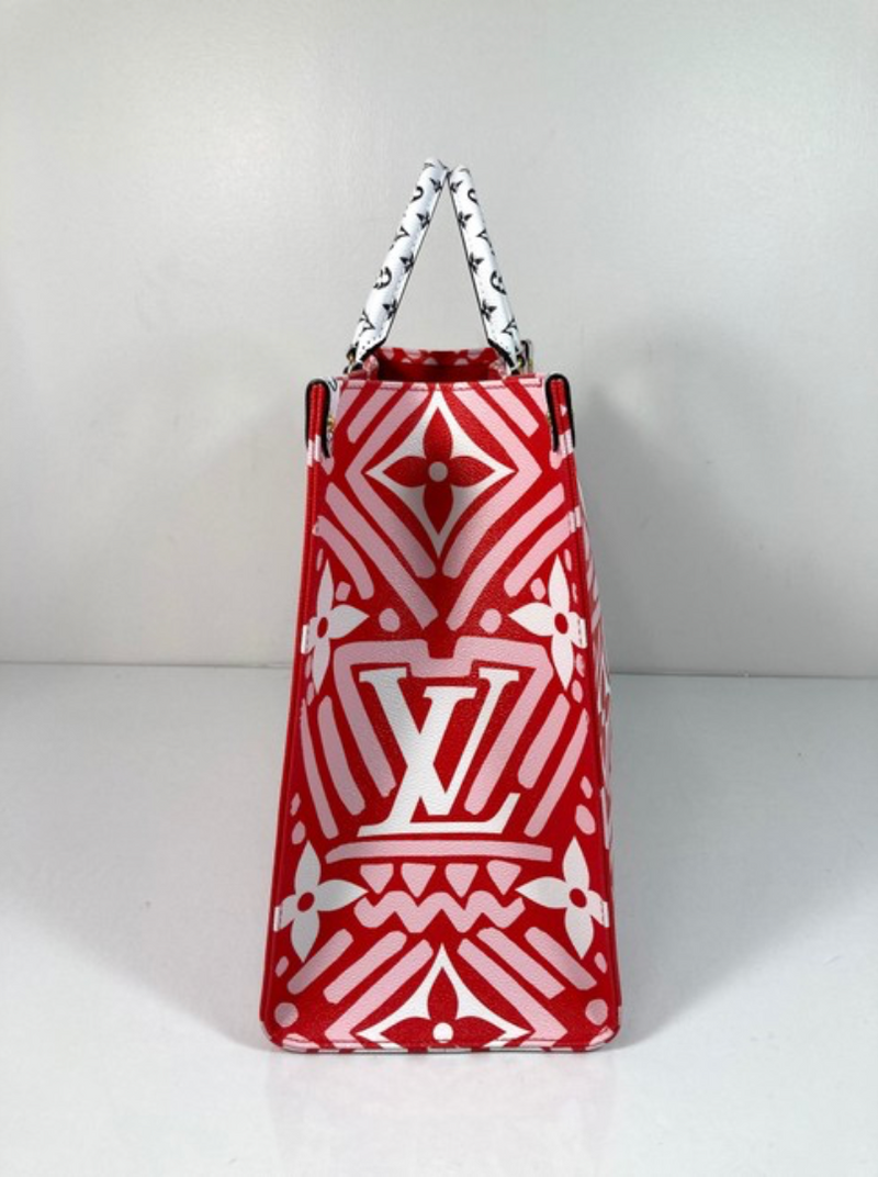 Louis Vuitton Limited Edition Crafty Giant Monogram Onthego GM in Red