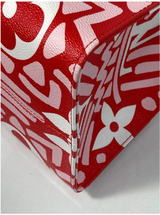 Louis Vuitton Limited Edition Crafty Giant Monogram Onthego GM in Red