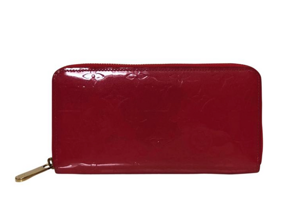 Louis Vuitton Vernis Zippy Wallet in Freesia Pink