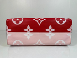Louis Vuitton Limited Edition Giant Monogram Onthego GM in Red