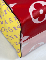 Louis Vuitton Limited Edition Giant Monogram Onthego GM in Red