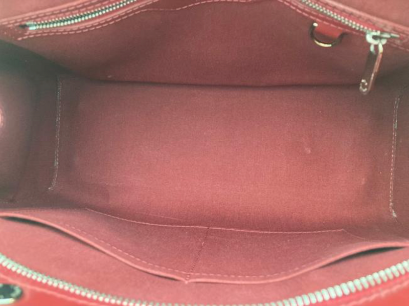 Louis Vuitton Epi Brea Handbag MM Red