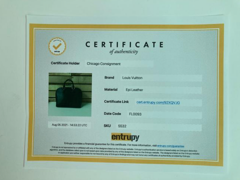 Louis Vuitton Epi Leather Alma PM in Black
