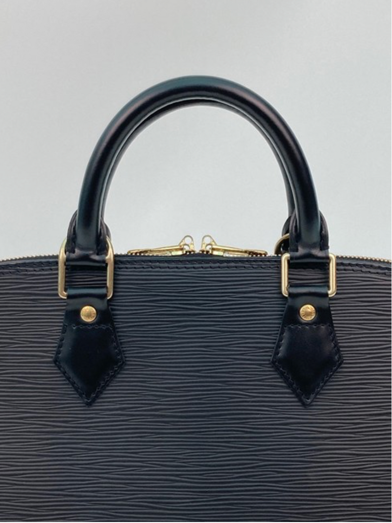 Louis Vuitton Epi Leather Alma PM in Black
