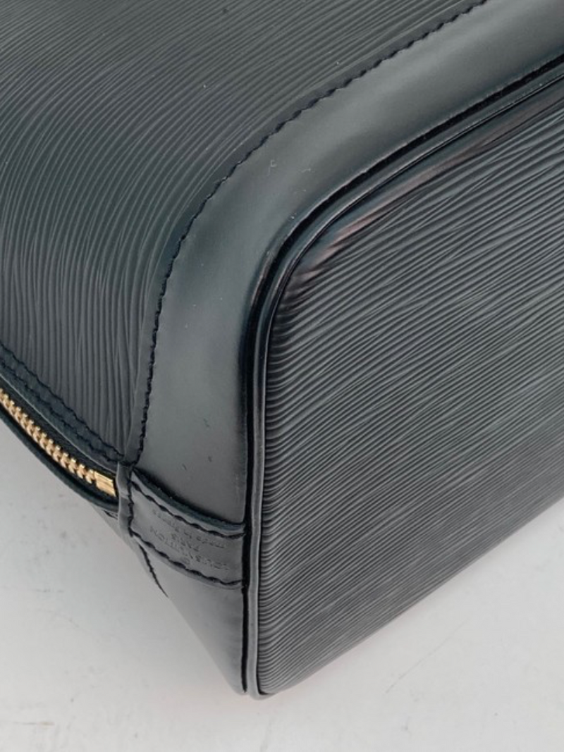 Louis Vuitton Epi Leather Alma PM in Black