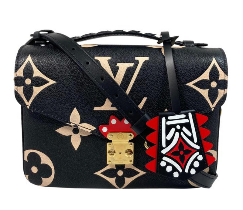 Louis Vuitton Crafty Metis in Black Crossbody Satchel Handbag