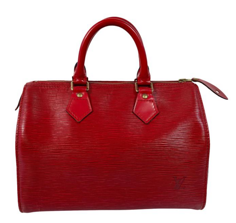 Louis Vuitton Epi Leather Speedy 25 in Red