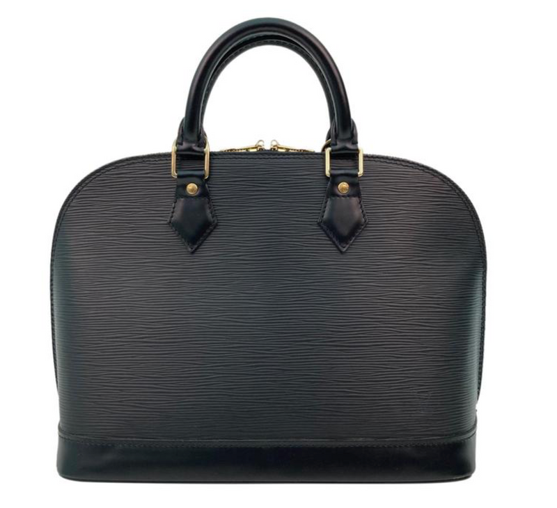Louis Vuitton Epi Leather Alma PM in Black