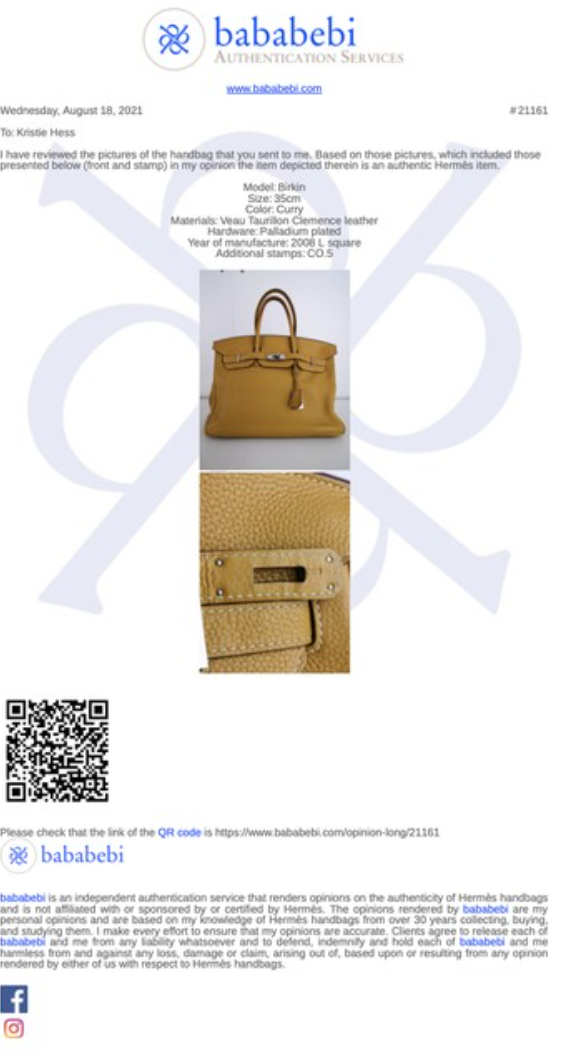Hermes White 35cm Clemence Birkin Bag Gold Hardware X Stamp