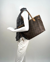 Louis Vuitton Monogram Neverfull MM with Beige Interior