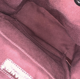 Chanel Quilted Lambskin/Shearling Wool Paris-Salzburg Mountain Small Backpack in Black/White