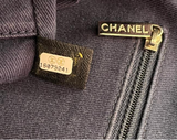 Chanel Canvas Deauville Line with Chain Tote Medium in Blue