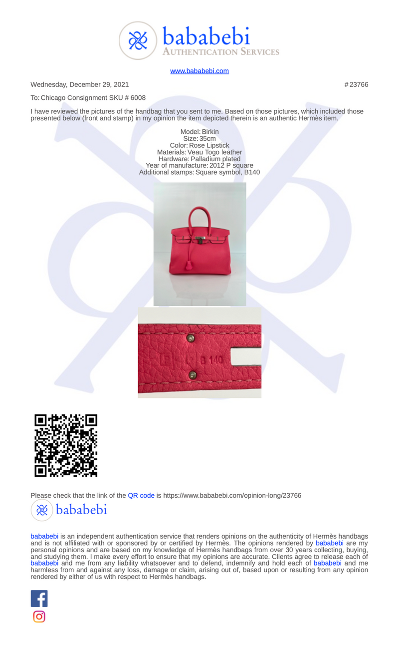 Hermès Birkin 35 HSS Tri-Color Parchment, Etoupe & Black Togo Palladiu