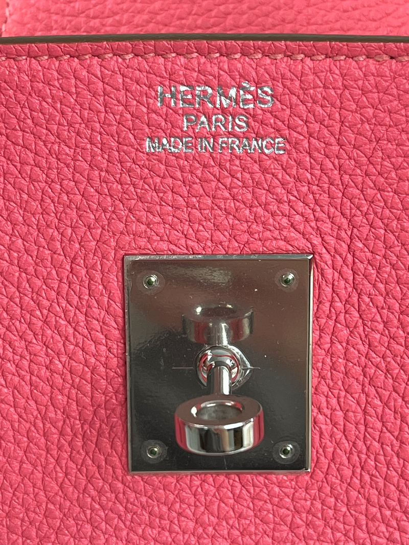 Hermes Birkin 35 Taupe Dove Togo Palladium Hardware