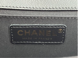 Chanel Caviar Leather Boy Medium in Black