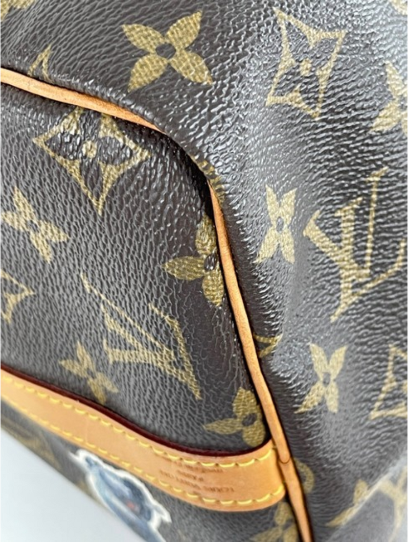 Louis Vuitton, Bags, Limited Edition Louis Vuitton Monogram Canvas World  Tour Speedy Bandouliere 3
