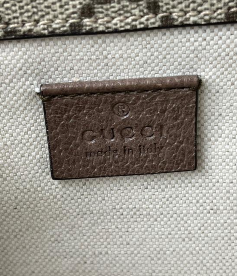 Gucci Dionysus Small Supreme Grey Canvas Shoulder Bag