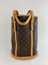 Louis Vuitton Monogram Bucket GM with Pouch